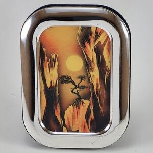 Miniature Glossy "Scorcher" Print with Frame by artist Jason Girard